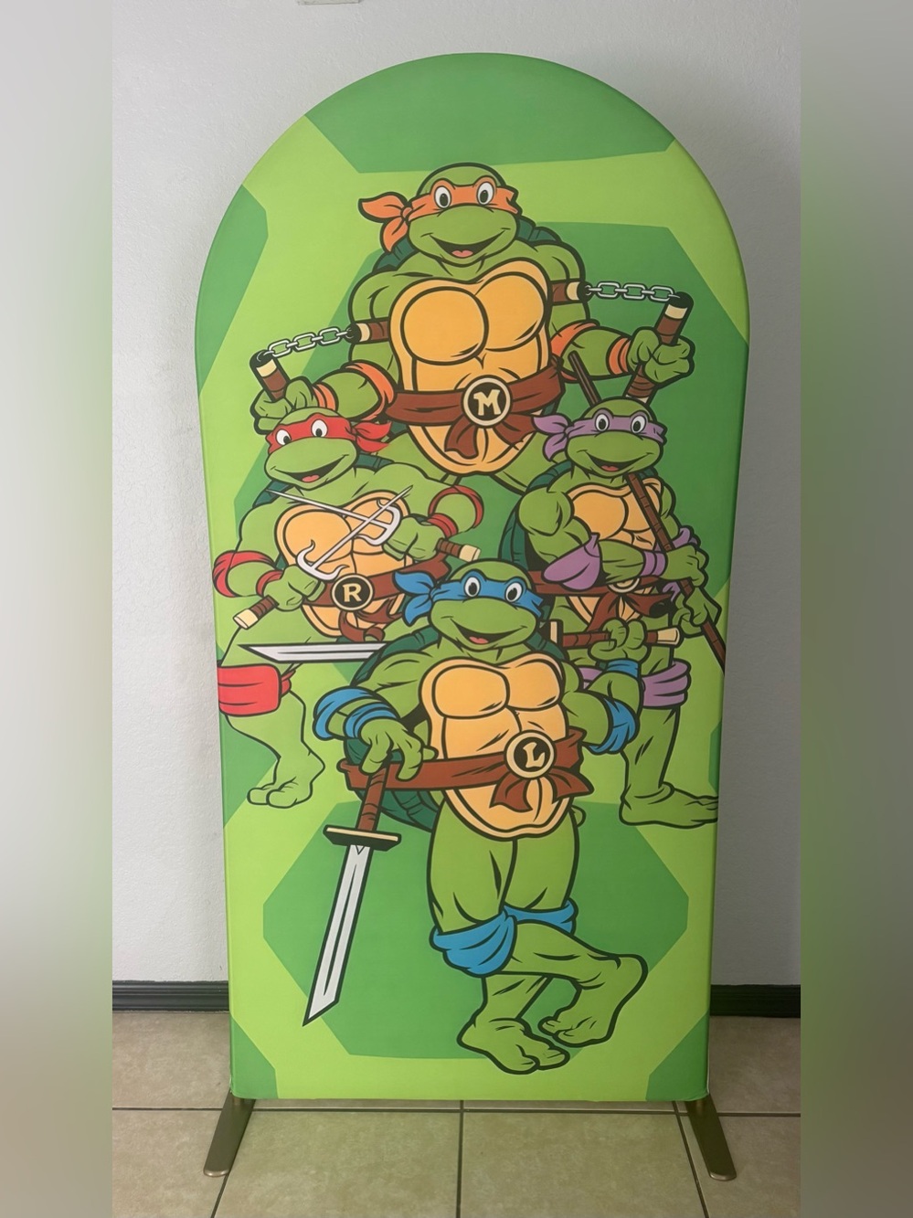 Teenage Mutant Ninja Turtles Arch Backdrop Cover
